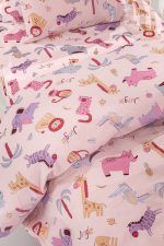 Σετ Σεντόνια Κούνιας 115×170 Guy Laroche Jungle Pink - Image 4
