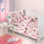 Σετ Σεντόνια Κούνιας 115×170 Guy Laroche Merida Pink