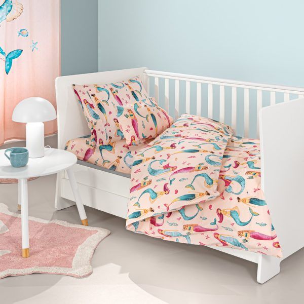 Σετ Σεντόνια Κούνιας 115×170 Guy Laroche Merida Salmon