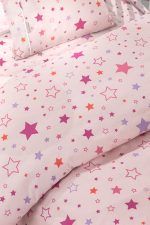 Σετ Σεντόνια Κούνιας 115×170 Guy Laroche Starland Pink - Image 4