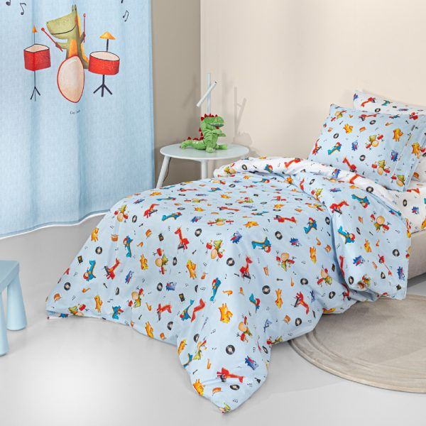 Σετ Σεντόνια Μονά 165×250 Guy Laroche Band Sky