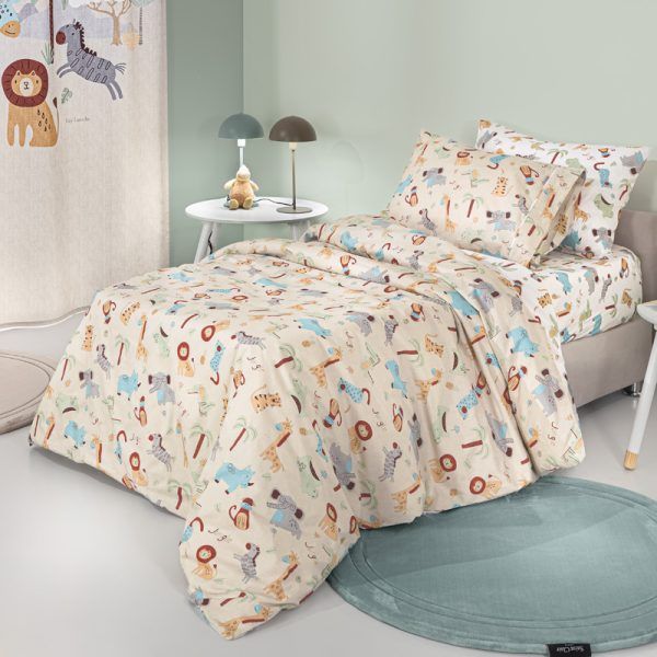 Σετ Σεντόνια Μονά 165×250 Guy Laroche Jungle Natural