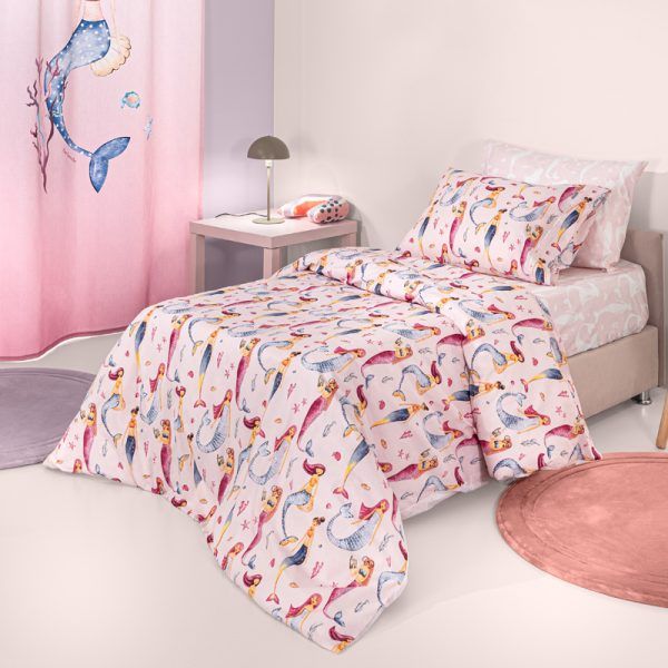 Σετ Σεντόνια Μονά Με Λάστιχο 100x200+28 Guy Laroche Merida Pink