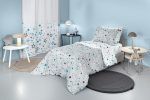 Σετ Σεντόνια Μονά Με Λάστιχο 100x200+28 Guy Laroche Starland Silver