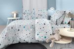 Σετ Σεντόνια Μονά Με Λάστιχο 100x200+28 Guy Laroche Starland Silver - Image 2