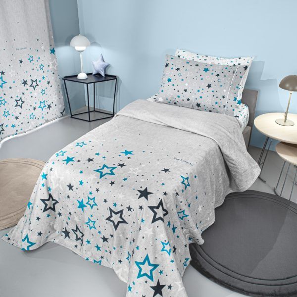 Κουβέρτα Fleece Ultra Soft Μονή 160×220 Guy Laroche Starland Silver