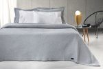 Κάλυμμα Κρεβατιού Ημίδιπλο 180×260 Guy Laroche Slalom Anthracite