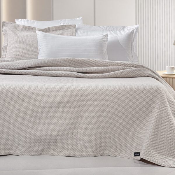 Κάλυμμα Κρεβατιού Ημίδιπλο 180×260 Guy Laroche Slalom Linen