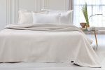 Κάλυμμα Κρεβατιού Υπέρδιπλο 245×260 Guy Laroche Slalom Ivory