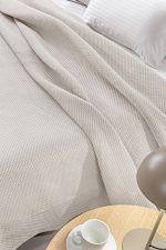 Κάλυμμα Κρεβατιού Υπέρδιπλο 245×260 Guy Laroche Slalom Ivory - Image 4