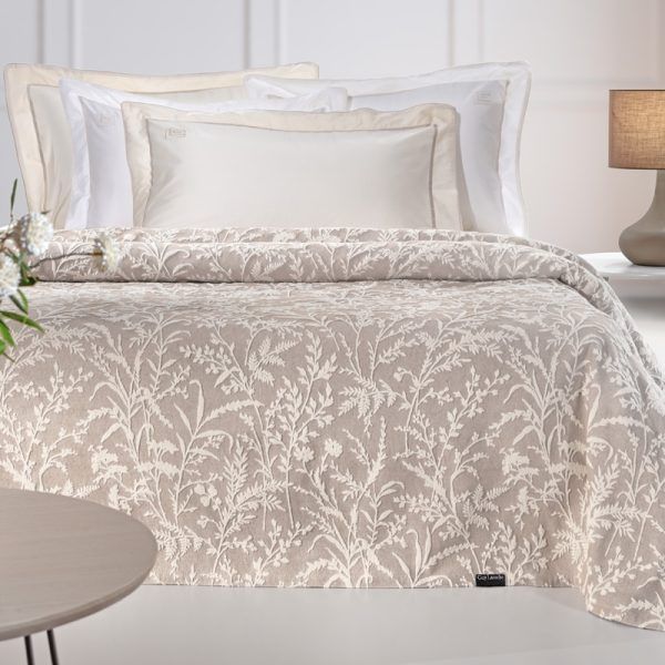 Κάλυμμα Κρεβατιού King Size 260×250 Guy Laroche Bouquet Mocca