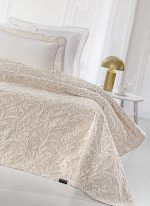 Κάλυμμα Κρεβατιού King Size 260×250 Guy Laroche Bouquet Natural - Image 4