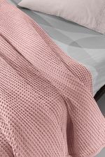 Κουβέρτα Πικέ King Size 260×240 Guy Laroche Eternity Misty Rose - Image 4
