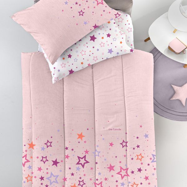 Κουβερλί Μονό 160×230 Guy Laroche Starland Pink Suede