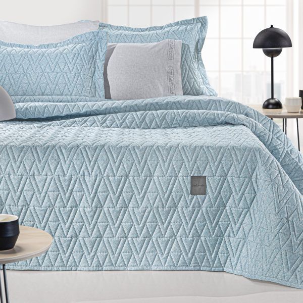 Σετ Κουβερλί 2 Τεμαχίων Ημίδιπλο 180×240 Guy Laroche Kylian Denim