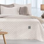 Σετ Κουβερλί 2 Τεμαχίων Υπέρδιπλο 220×240 Guy Laroche Arden Natural
