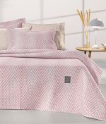 Σετ Κουβερλί King Size 2 Τεμαχίων 240×250 Guy Laroche Vera Pudra - Image 2
