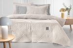 Σετ Κουβερλί King Size 2 Τεμαχίων 240×250 Guy Laroche Ziana Natural