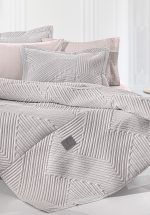 Σετ Κουβερλί King Size 2 Τεμαχίων 240×250 Guy Laroche Ziana Tobacco - Image 2
