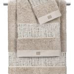 Σετ Πετσέτες 3 Τεμαχίων Guy Laroche Code Caramel-Natural