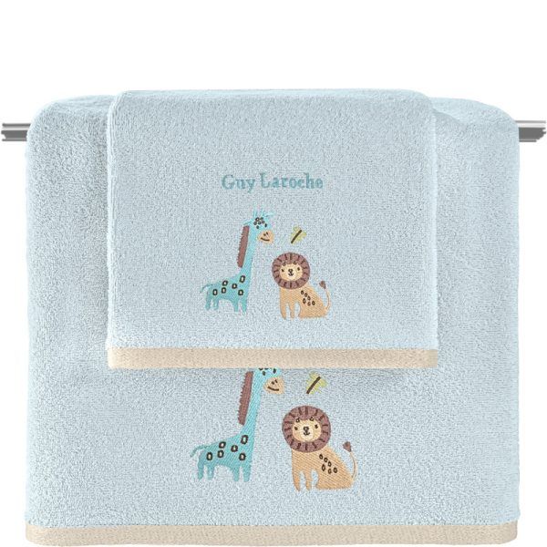Σετ Πετσέτες Παιδικές 2 Τεμαχίων Guy Laroche Jungle Natural