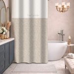 Κουρτίνα Μπάνιου 180×185 Αδιάβροχη Guy Laroche Code Caramel