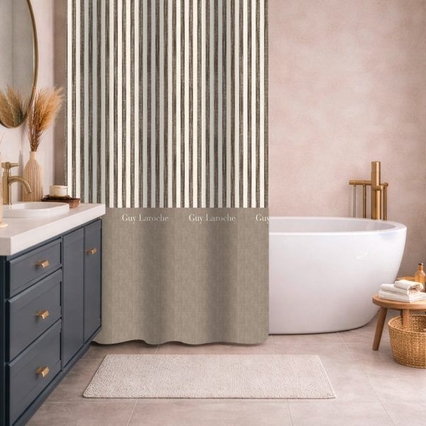 Κουρτίνα Μπάνιου 240×185 Αδιάβροχη Guy Laroche Avene Natural