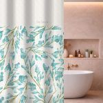 Κουρτίνα Μπάνιου 240×185 Αδιάβροχη Guy Laroche Ortega Ocean