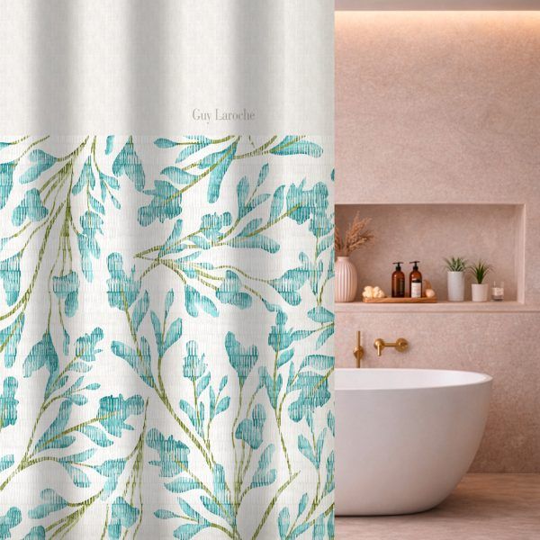 Κουρτίνα Μπάνιου 240×185 Αδιάβροχη Guy Laroche Ortega Ocean