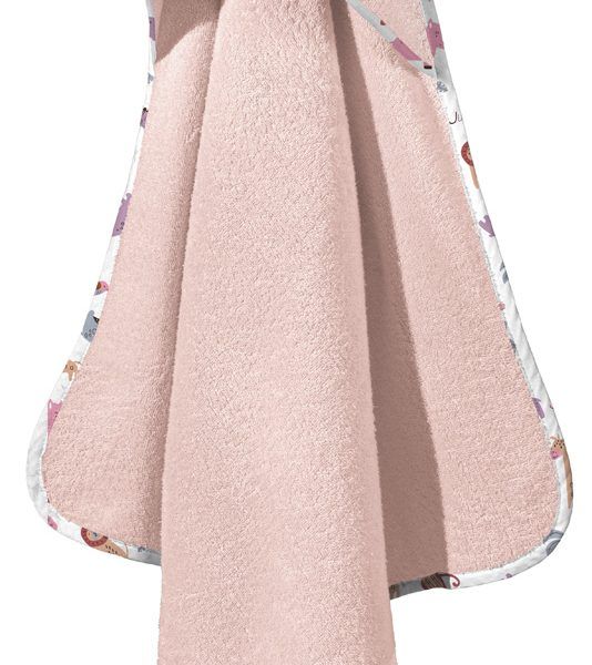 Βρεφική Κάπα 75×75 Guy Laroche Jungle Pink