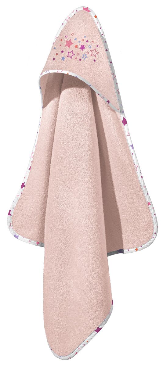 1131092126011 Βρεφική Κάπα 75×75 Guy Laroche Starland Pink - Image 1