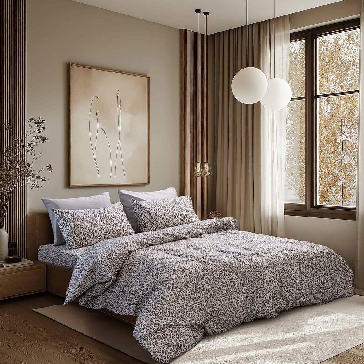 12363 Beauty Home Σετ σεντόνια μονά με λάστιχο Glory Art 12363 110x200+32 Άμμου - Image 1