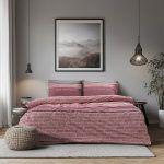 Beauty Home Σετ σεντόνια υπέρδιπλα Glory Art 12374 240x265 Σάπιο Μήλο,Ροζ