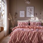 Beauty Home Σετ σεντόνια υπέρδιπλα Glory Art 12375 240x265 Σάπιο Μήλο,Ροζ