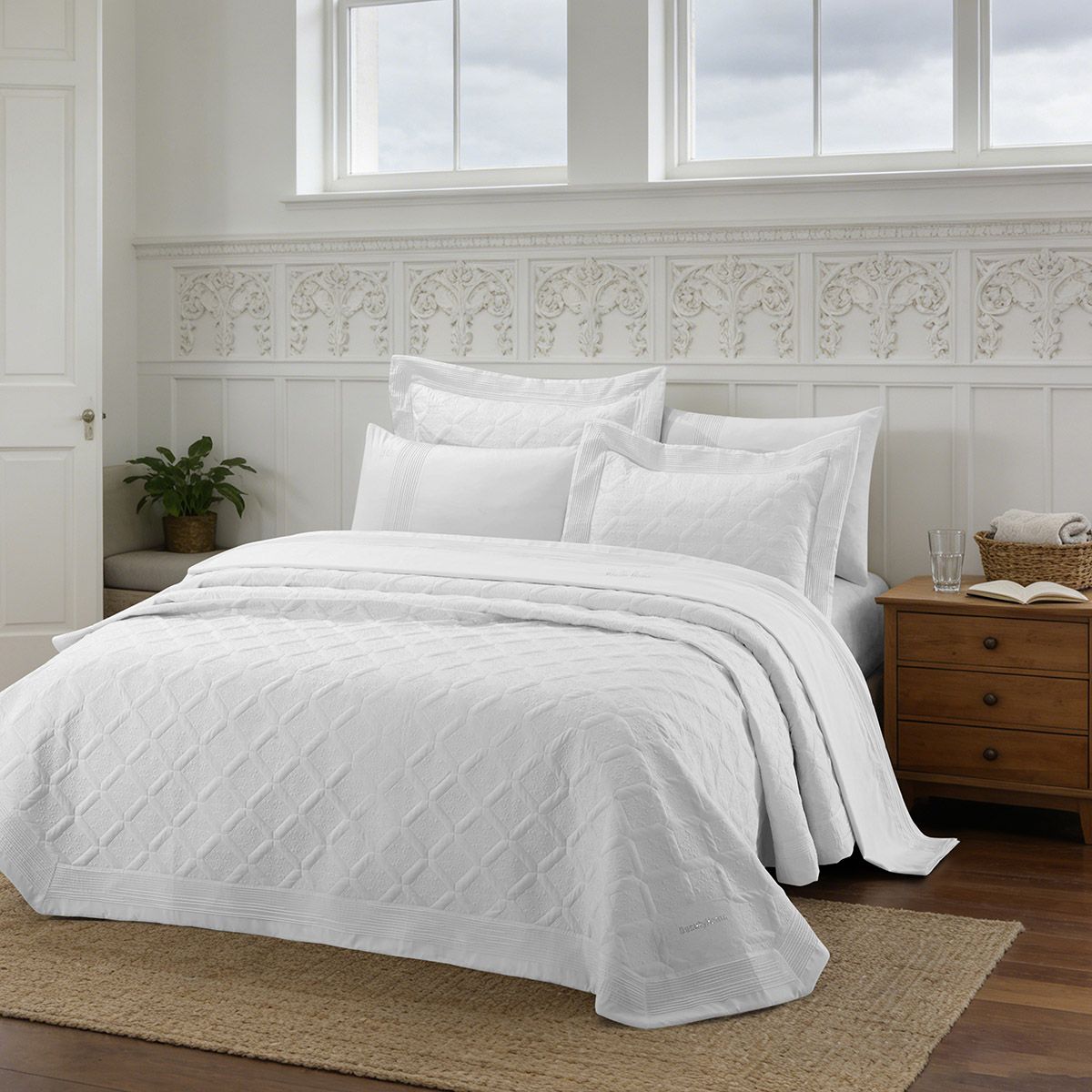 12507_White Beauty Home Νυφικό σετ 7 τμχ Promise Art 12507 230x250 Λευκό - Image 1