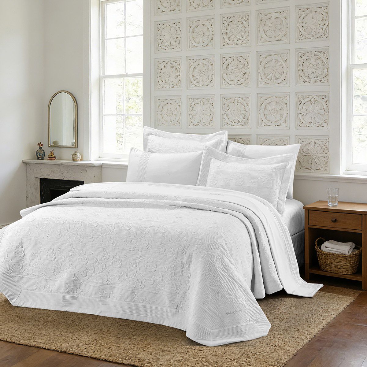 12508_White Beauty Home Νυφικό σετ 7 τμχ Promise Art 12508 230x250 Λευκό - Image 1
