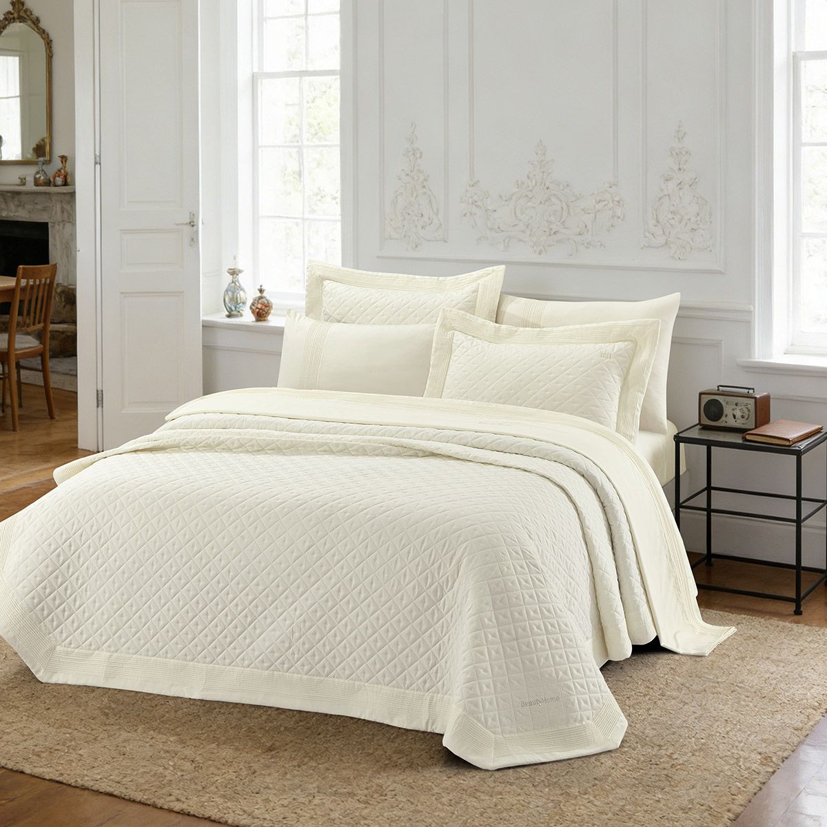 12509_Ecru Beauty Home Νυφικό σετ 7 τμχ Promise Art 12509 230x250 Εκρού - Image 1