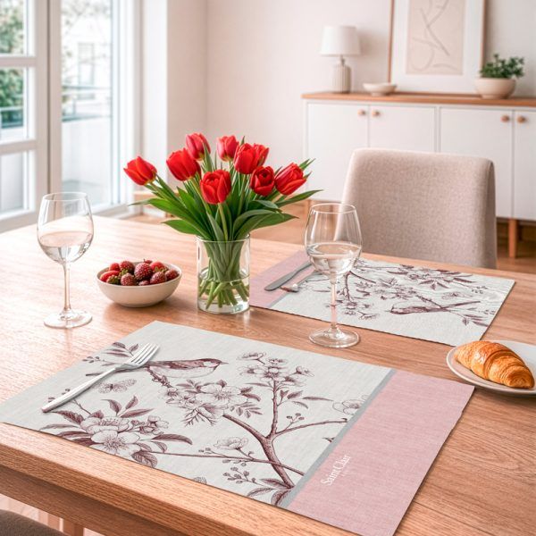 Σουπλά Διπλής Όψης 45×33 Saint Clair 26 Pink