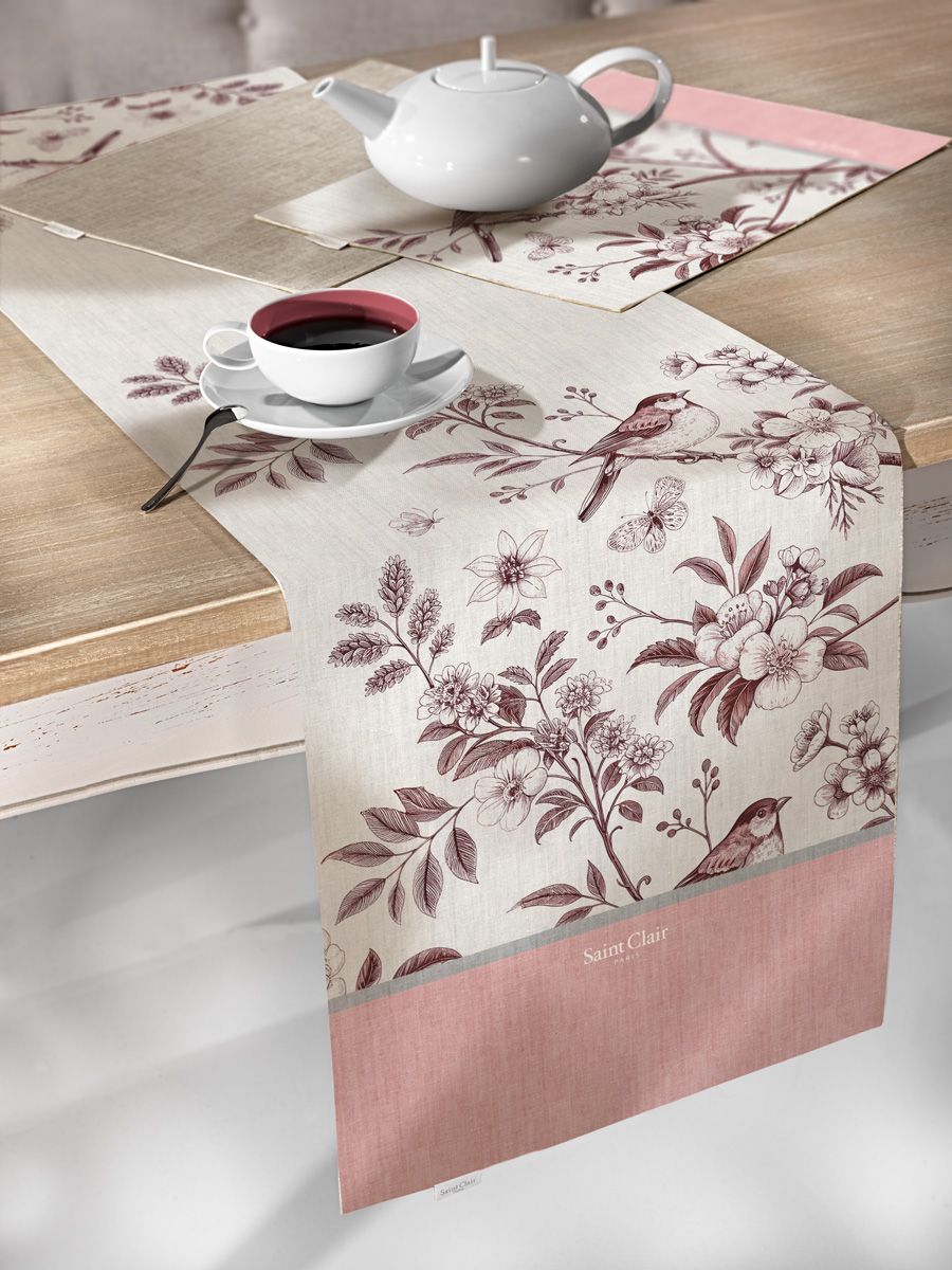 1719030126031 Runner Δυο Όψεων 40×160 Saint Clair 26 Pink - Image 1