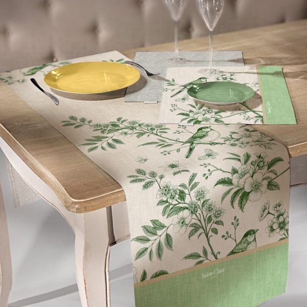 Runner Δυο Όψεων 40×160 Saint Clair 26 Verde