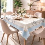 Αλέκιαστο Τραπεζομάντηλο 145×145 Saint Clair 26 Ciel