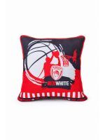 Διακοσμητική μαξιλαροθήκη 43x43 OLYMPIACOS Κόκκινο Palamaiki - Image 2