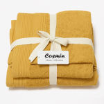Σετ Πετσέτες 3 τεμαχίων Cosmin Serenity Mustard