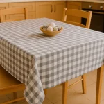 Τραπεζομάντιλο φαγητού 140x180 Cosmin Plaid Grey