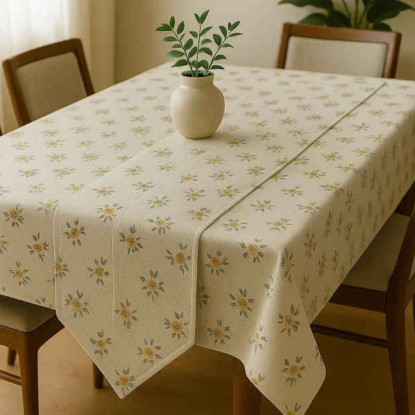 Σετ Τραπεζομάντιλο φαγητού 140x180 Cosmin Loneta+Ράνερ Beige