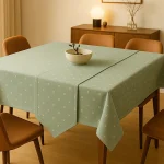 Σετ Τραπεζομάντιλο φαγητού 140x180 Cosmin +Ράνερ Green