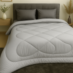 Πάπλωμα Υπέρδιπλο 220x240 Cosmin  Stripe Light Grey
