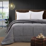 Κουβερτοπάπλωμα Υπέρδιπλο 220x240 Cosmin  Knit Grey