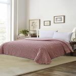 Κουβερτοπάπλωμα Υπέρδιπλο 220x240 Cosmin  Puffy Ribs Pink