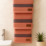 Σετ Πετσέτες 3 Τεμαχίων Cosmin Lux Coral